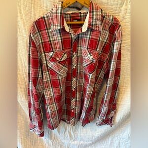 BKE Red & Black Plaid